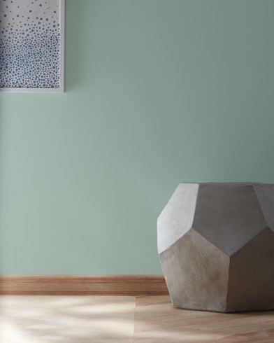 Painted wall with Stratton Blue HC-142